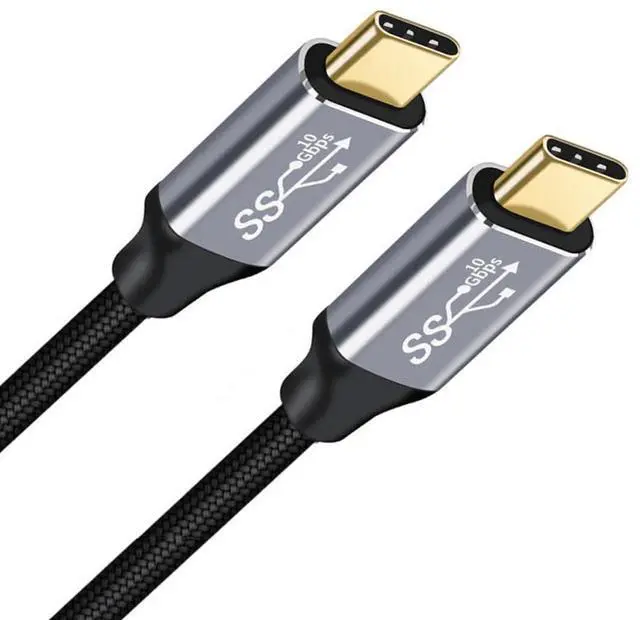 Main image of 10Gbps USB-C USB 3.1 Type C Gen2 Male to Male Data Video 100W Cable with E-Marker for Tablet & Phone & Laptop (1.5M)
