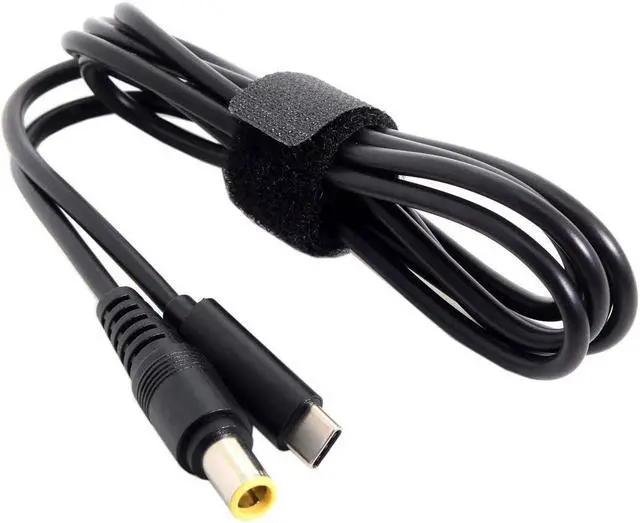 Alt view image 2 of 7 - Type C USB-C Input to 65W DC 7.9x5.4mm Power PD Charge Angled Cable for Laptop 18-20V (7.9x5.4mm)