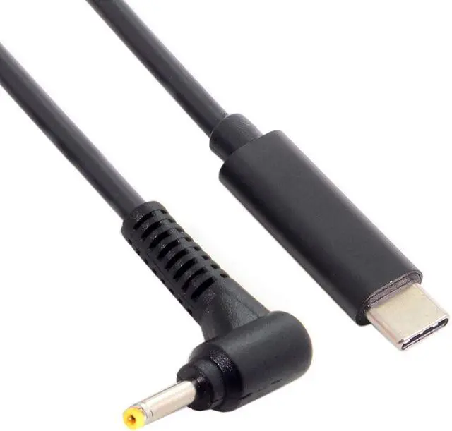 Alt view image 6 of 7 - Type C USB-C Input to 65W DC 4.0x1.7mm Power PD Charge Angled Cable for Laptop 18-20V (4.0x1.7mm)