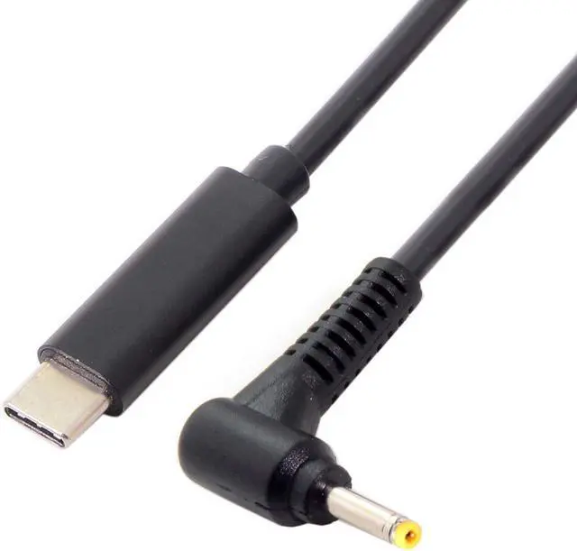 Alt view image 7 of 7 - Type C USB-C Input to 65W DC 4.0x1.7mm Power PD Charge Angled Cable for Laptop 18-20V (4.0x1.7mm)
