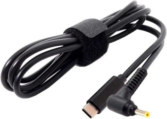 Alt view image 3 of 7 - Type C USB-C Input to 65W DC 4.0x1.7mm Power PD Charge Angled Cable for Laptop 18-20V (4.0x1.7mm)