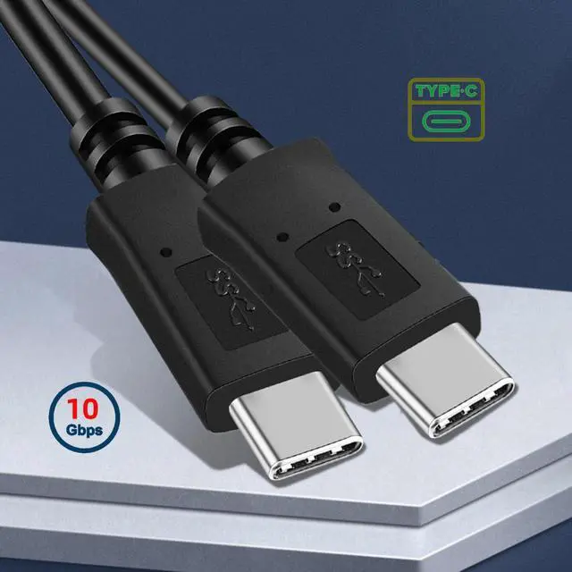 Alt view image 4 of 7 - 10Gbps Reversible USB 3.1 Type-C Male to USB-C Male Data Cable for Tablet & Phone & Laptop 1m(100CM)