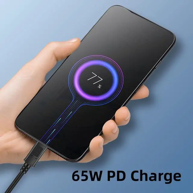Alt view image 3 of 7 - 10Gbps Reversible USB 3.1 Type-C Male to USB-C Male Data Cable for Tablet & Phone & Laptop 1m(100CM)