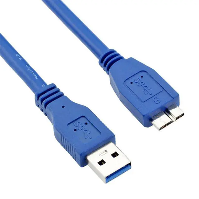 Alt view image 3 of 7 - 5Gbps USB3.0 Type-A Male to USB 3.0 Micro Male Data Extension Cable for Hard Disk & Scanner & Printer (5.0M)