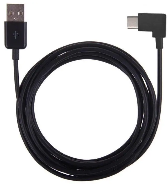 Main image of 200cm Right Angled Type-C USB-C to USB 2.0 Cable 90 Degree Connector for Tablet & Phone