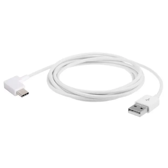 Alt view image 6 of 6 - 100cm Right Angled Type-C USB-C to USB 2.0 Cable 90 Degree Connector for Tablet & Phone