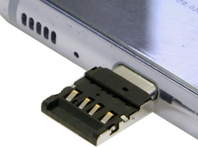 Alt view image 4 of 7 - 5pcs Ultra Mini Type-C USB-C to USB 2.0 OTG Adapter for Cell Phone Tablet & USB Cable & Flash Disk