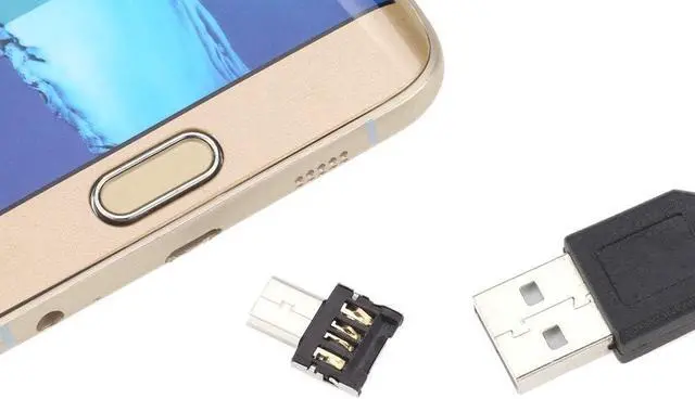 Alt view image 6 of 6 - 5pcs Ultra Mini DM Micro USB 5pin OTG Adapter Connector for Cell Phone Tablet & USB Cable & Flash Disk