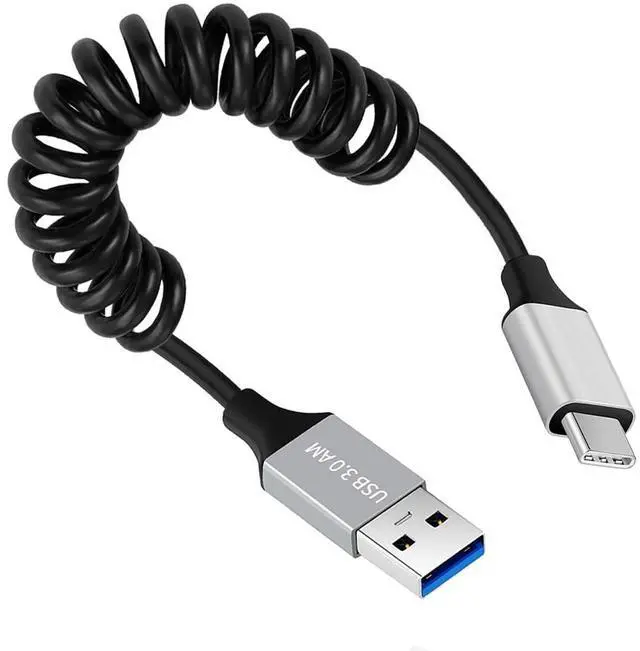 Main image of Stretch USB-C 3.1 Type-C to Right Angled 90 Degree USB 3.0 Data Cable for Tablet & Mobile Phone