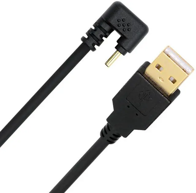 Main image of USB-C USB 3.1 Type C to USB 2.0 360 Degree Up & Down Angled Data Cable for Laptop & Tablet & Cell Phone