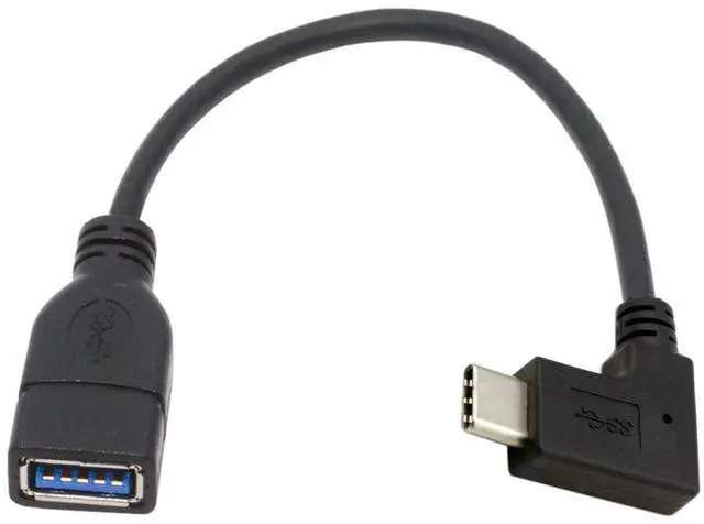 Main image of 90 Degree Right Angled USB-C USB 3.1 Type C Male to A Female OTG Data Cable for Tablet Phone