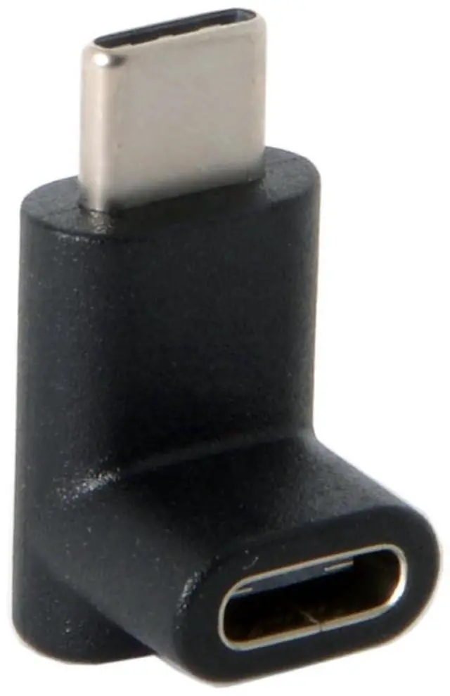 Main image of 90 Degree Up or Down Angled USB 3.1 Type-C Male to Female Extension Adapter for Laptop & Tablet & Mobile Phone