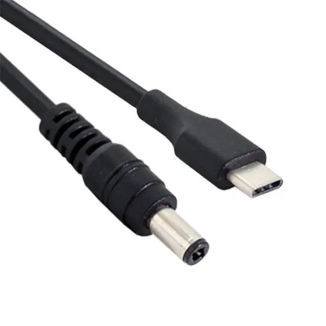 Alt view image 2 of 7 - DC5V USB 3.1 Type C USB-C Host to DC 5.5 2.5mm Power Plug Output Extension Charge Cable (20cm)