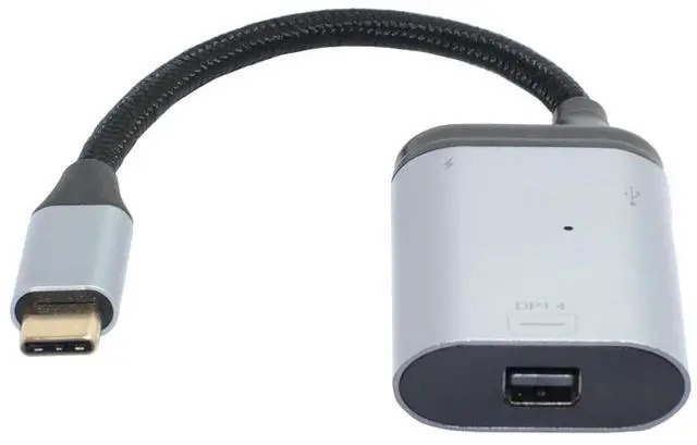 Main image of USB-C USB 3.1 Type C to Mini Displayport DP & USB OTG & USB-C Female Charger Adapter for Laptop & Phone