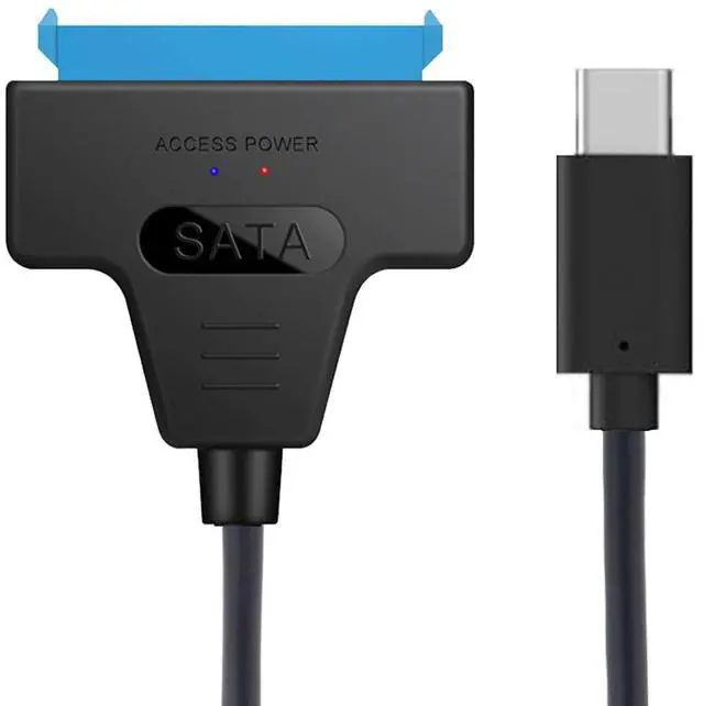 Alt view image 2 of 7 - Type C USB 3.1 Male to SATA 22 Pin 2.5" Hard Disk Driver SSD Adapter Cable for Desktop & Laptop