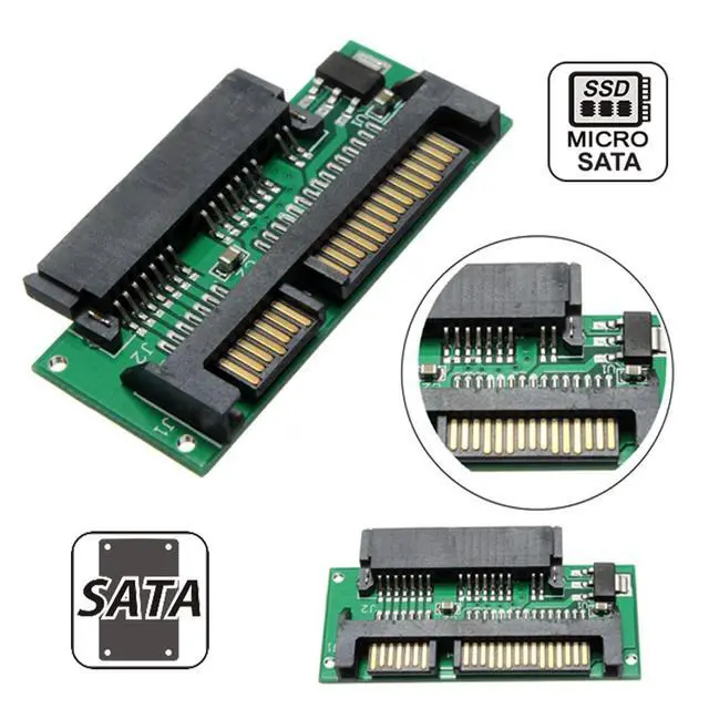 Alt view image 6 of 7 - 1set USB 3.0 to SATA 22Pin & SATA to Micro SATA Adapter for 1.8" 2.5" Hard Disk Driver with Extral USB Power Cable