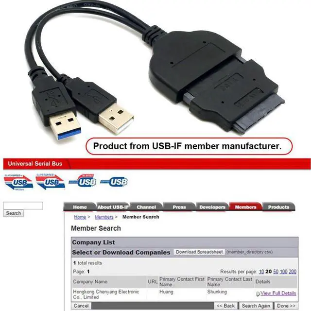 Alt view image 7 of 7 - 1set USB 3.0 to SATA 22Pin & SATA to 16Pin Micro SATA Adapter for 1.8" 2.5" Hard Disk Driver with Extral USB Power Cable