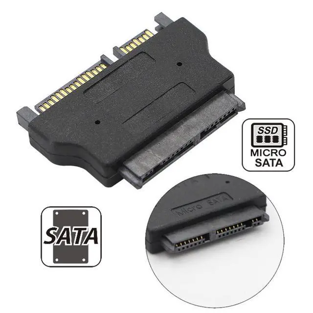 Alt view image 5 of 7 - 1set USB 3.0 to SATA 22Pin & SATA to 16Pin Micro SATA Adapter for 1.8" 2.5" Hard Disk Driver with Extral USB Power Cable