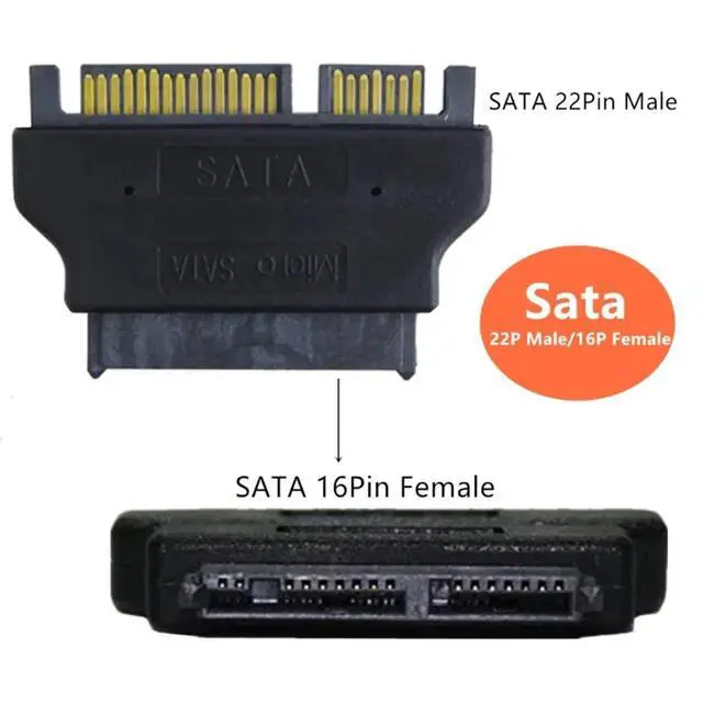 Alt view image 6 of 7 - 1set USB 3.0 to SATA 22Pin & SATA to 16Pin Micro SATA Adapter for 1.8" 2.5" Hard Disk Driver with Extral USB Power Cable