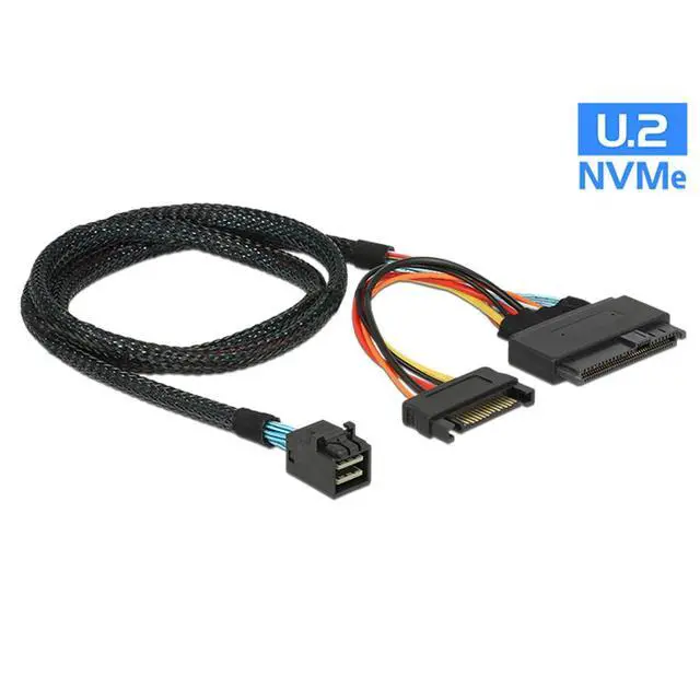 Alt view image 6 of 7 - U.2 U2 Kit SFF-8639 NVME PCIe SSD Adapter & Cable for Mainboard Intel SSD 750 p3600 p3700 M.2 SFF-8643