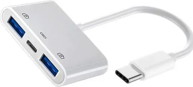 Alt view image 7 of 7 - USB 3.1 USB-C to Multiple 2 Ports USB2.0 Hub with PD Power Charge for Phone Laptop