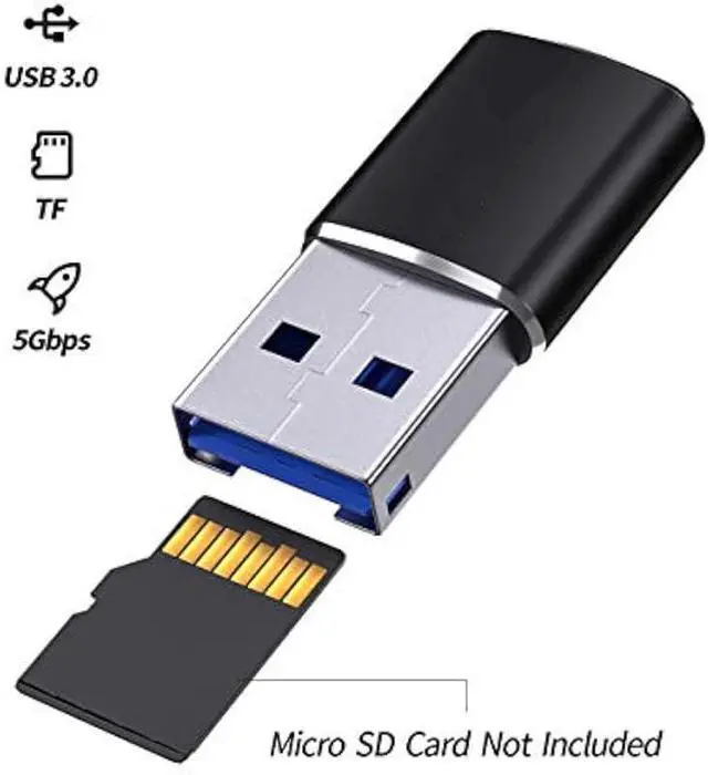 Alt view image 4 of 7 - Mini Size USB 3.0 to Micro SD SDXC TF Card Reader with Micro USB 5pin OTG Adapter for Tablet/Cell Phone