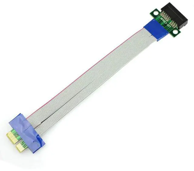 Main image of PCI-E 1x Male to Female 1x Extension Cord Cable Adapter 20cm for Graphics Card