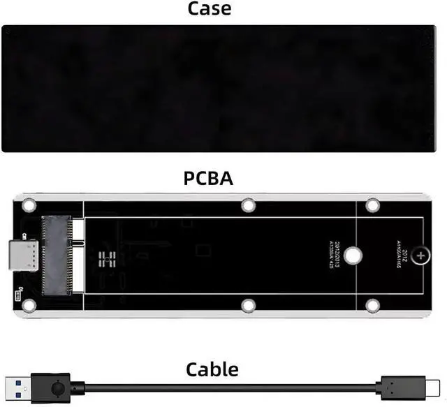 Alt view image 7 of 7 - USB 3.0 to Mac Pro Retina A1425 A1398 MC975 MC976 MD212 MD213 ME662 ME664 ME665 SSD Hard Disk Case