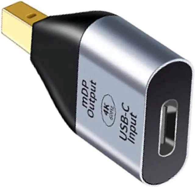 Main image of USB-C Type-C Female Host to Mini Displayport Male Monitor Mini-DP Displays Adapter 4K 60hz for Laptop