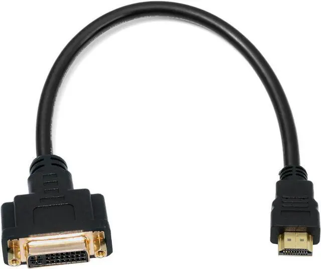 Main image of DVI 24+1 Female to Standard HDMI 1.4 Type-A Male 4K Extension Cable for Computer HDTV Graphics Card UHD