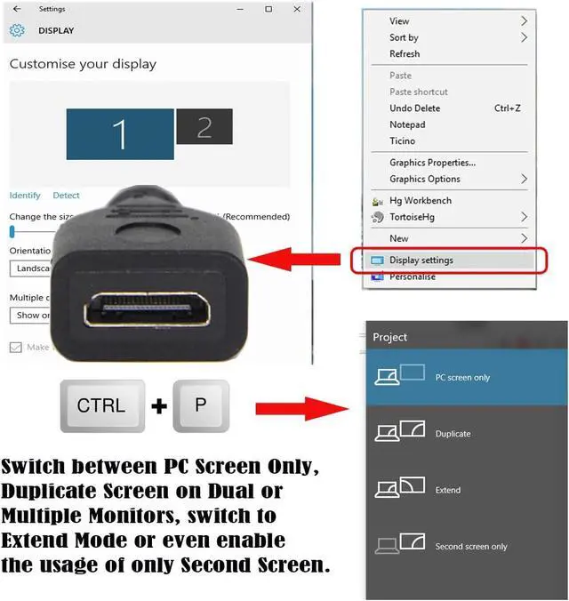 Alt view image 7 of 7 - Mini HDMI Type-C Male to Mini HDMI 1.4 Type-C Female 4K Extension Cable for Computer HDTV Graphics Card UHD