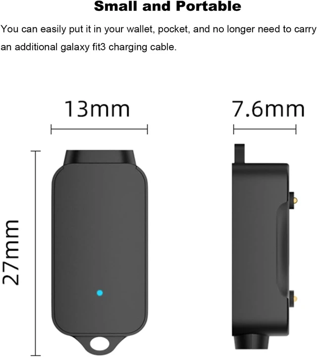 Alt view image 5 of 5 - 2 Pack USB C Charger Adapter for SAM-SUNG Galaxy Fit 3, Black
