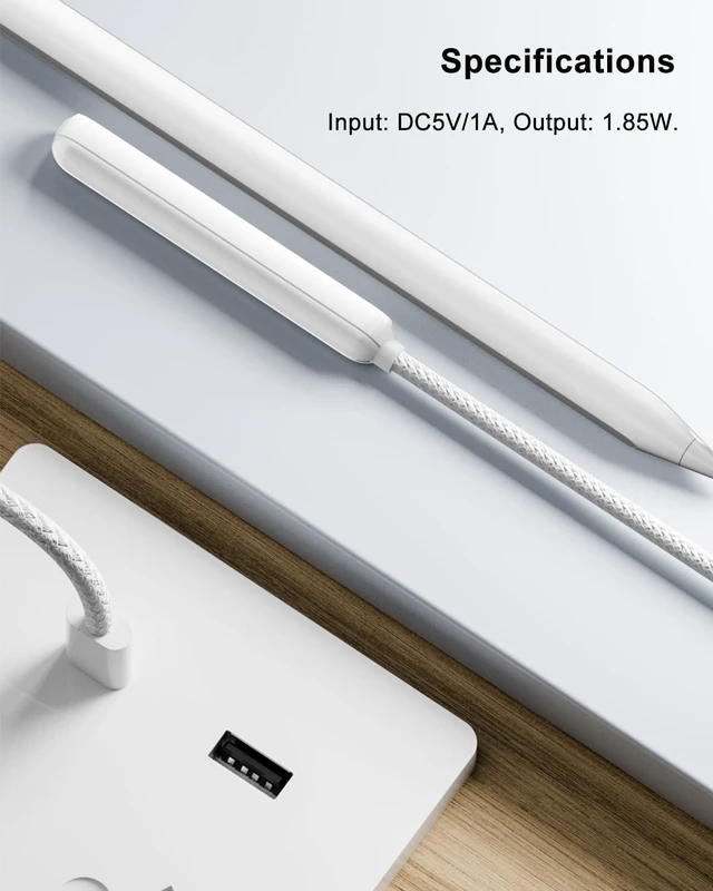 Alt view image 5 of 5 - USB C to Pencil (2nd Generation) Charging Adapter Cable, 1.6FT
