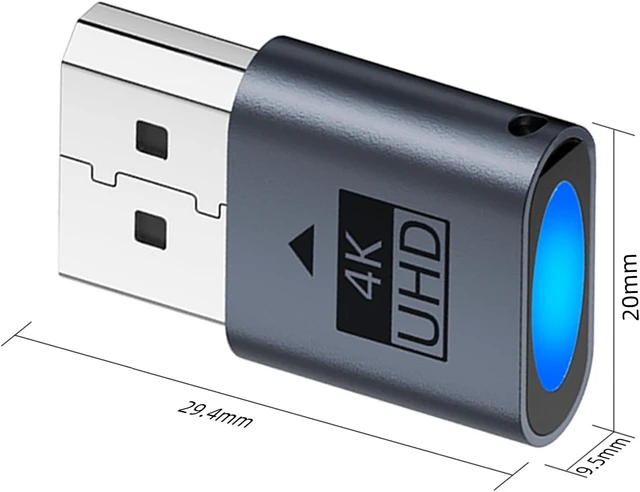 Alt view image 6 of 6 - 4K DisplayPort Dummy Plug, Virtual Monitor EDID Emulator, 4 Pack