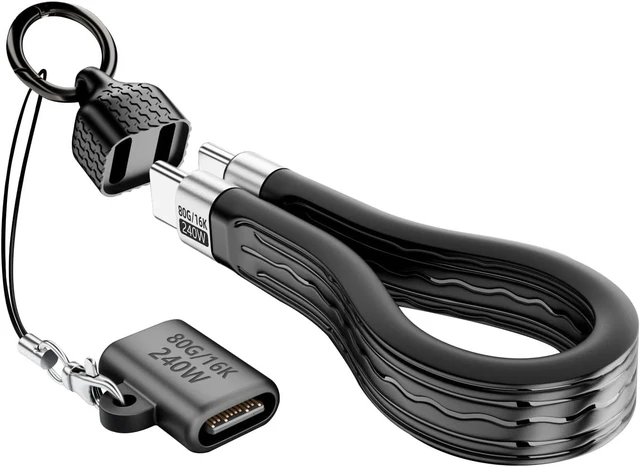 Main image of 80Gbps USB-C Short Cable (5 inch), USB C Female to Female Adapter