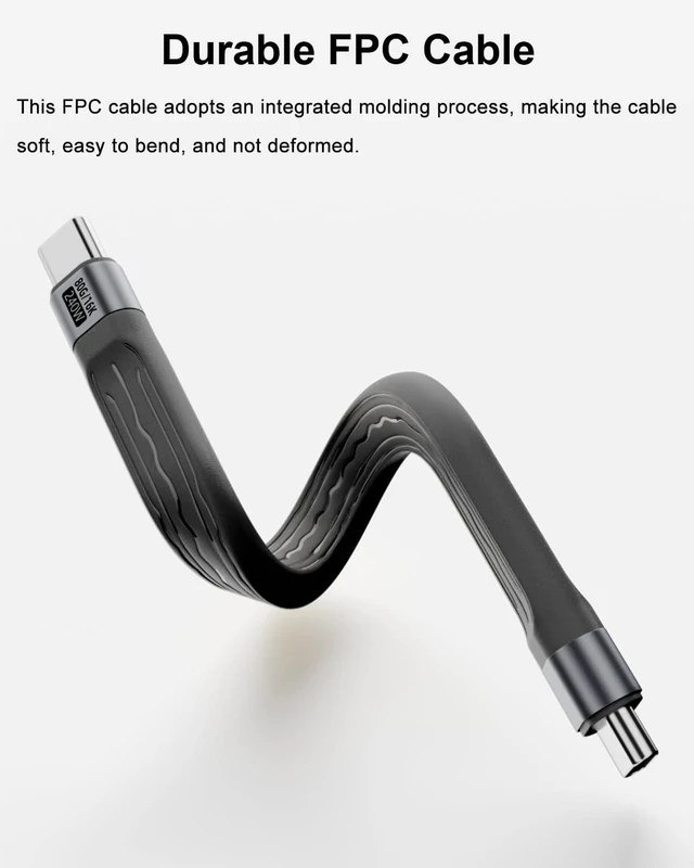 Alt view image 5 of 7 - 80Gbps USB-C Short Cable (5 inch), USB C Female to Female Adapter