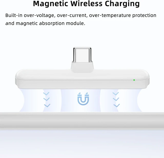 Alt view image 2 of 5 - USB C to Pencil (2nd Generation) Charging Adapter, White