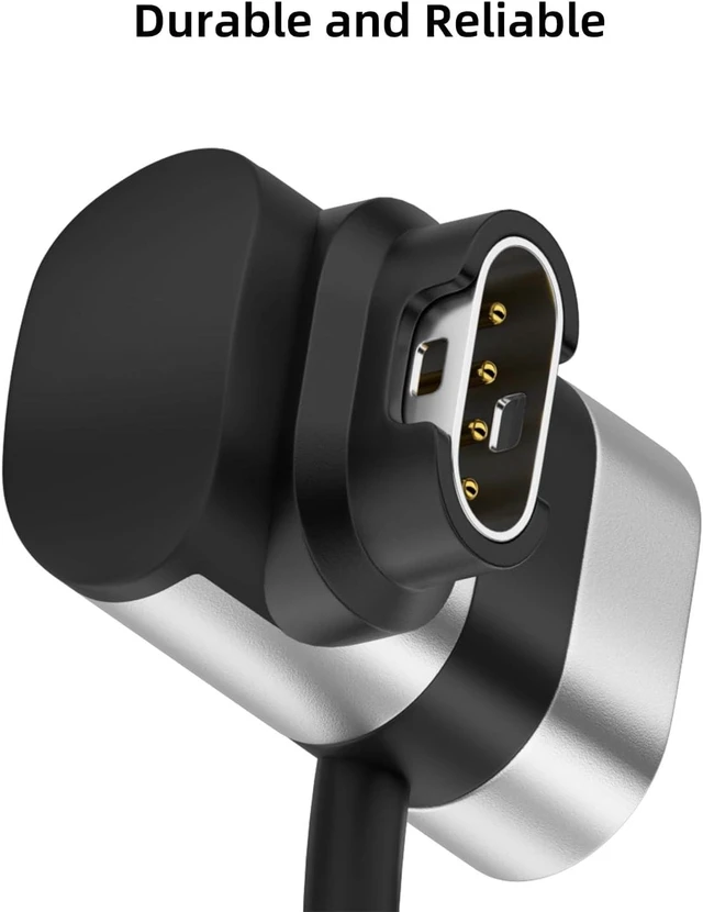Alt view image 5 of 6 - 3 Pack USB C Charger Adapter for Garmin Watch, Silver