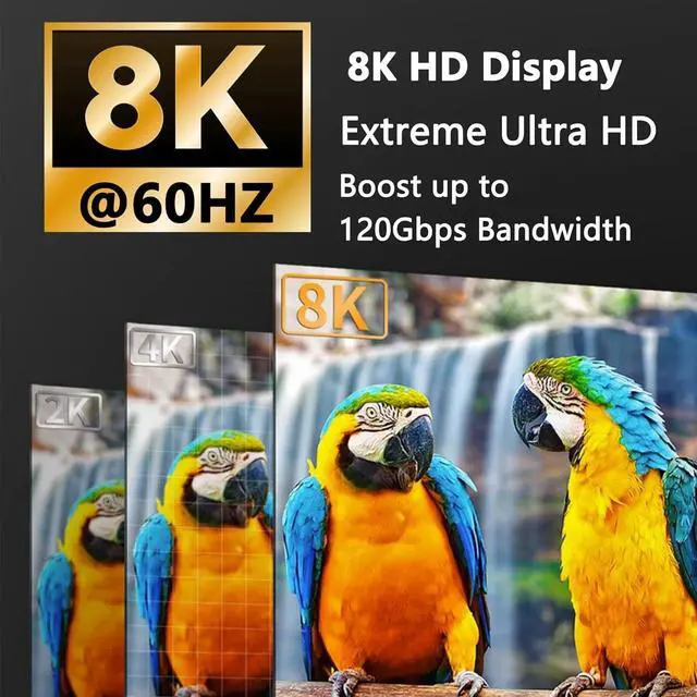 Alt view image 4 of 7 - 240W 80Gbps USB C Adapter, Thunderbolt 5 USB C Adapter, 90Degree Type C Male to Female Extender 8K@60Hz, 120Gbps Video Bandwidth, for Phone 15/16, VR,TV,Laptop, Carplay-2Pack (up/Down Angle)