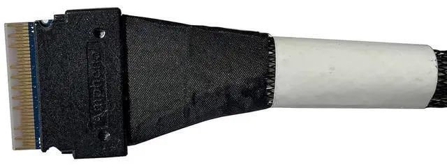 Alt view image 4 of 6 - SlimSAS 8X to 2*U.2 NVMe Adapter, SFF-8654 74pin to 2*SFF-8639 68pin Cable with Power, 75CM(Broadcom MPN 05-60005-00,CBL-SAST-0953)