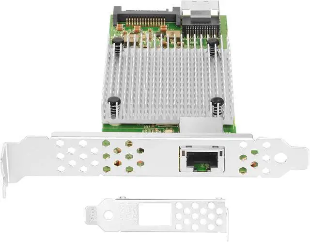 Main image of M.2 to 10GbE RJ45 NIC, Single RJ45 Port with 82599 chip, M.2 + M Key + SFF-8087 with 35cm(13.7in) Cable, 10 Gigabit Network Card for Windows, Linux, UEFI