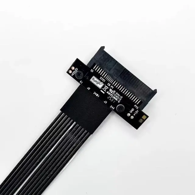 Alt view image 4 of 5 - ADT K87SF-BK PCIe 5.0 to SFF8639 U.2 NVME SSD,PCle 5.0 x4 Gen5,128Gbps. cable length 20cm,0.65ft