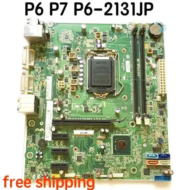 Main image of 696233-001 For Pavilion P6 P7 P6-2131JP 500-018CX Motherboard 698346-501 H-JOSHUA-H61-uATX:1.00 Mainboard 100%Tested