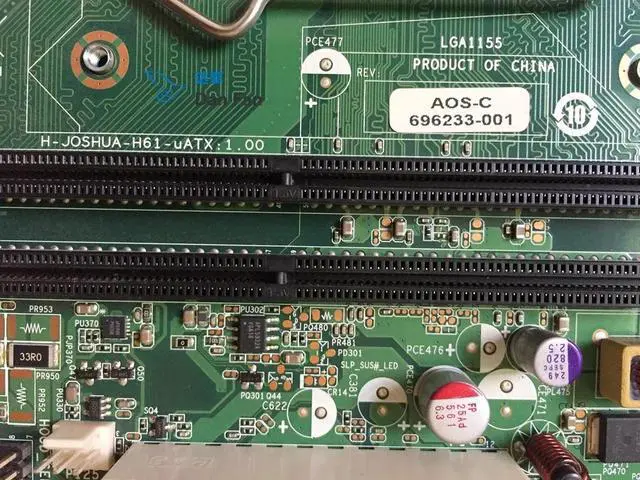 Alt view image 3 of 5 - 696233-001 For Pavilion P6 P7 P6-2131JP 500-018CX Motherboard 698346-501 H-JOSHUA-H61-uATX:1.00 Mainboard 100%Tested