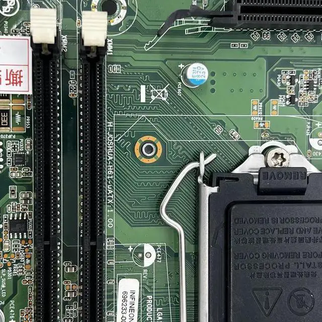 Alt view image 2 of 5 - 696233-001 For Pavilion P6-2131JP Motherboard 698346-501 H-JOSHUA-H61-uATX:1.00 Mainboard 100% Tested Fully Work