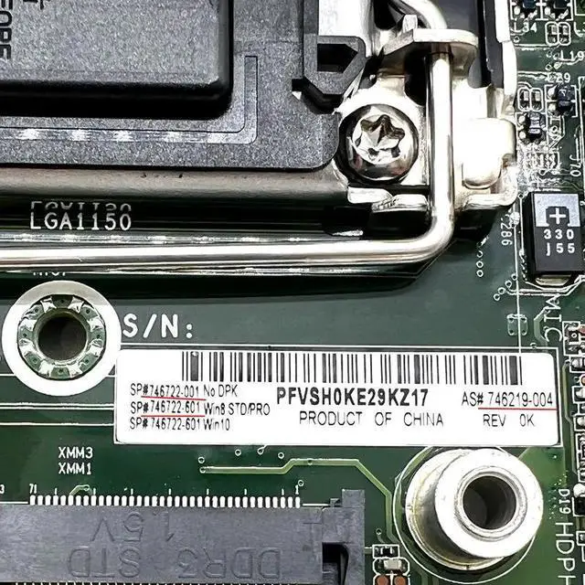 Alt view image 2 of 4 - 746722-001 For ProDesk 600 G1 DM Motherboard 746722-601 746219-004  DDR3 Mainboard 100%Tested Fully Work