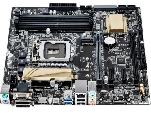 Alt view image 3 of 3 - For Z170M-PLUS Motherboard 64GB Z170 LGA1151 DDR4 Mainboard 100% Tested Fully Work