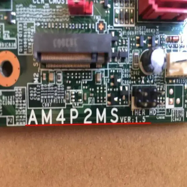 Alt view image 2 of 4 - AM4P2MS For M725S 720-18APR Motherboard 01LM579 AM4 Mainboard 100% Tested Fully Work