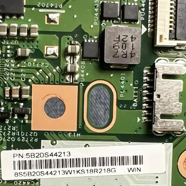Alt view image 3 of 5 - 19705-1M For Ideapad 1-14IGL05 Laptop Motherboard 5B20S44213 With CPU 64GB SSD Mainboard 100% Tested Fully Work