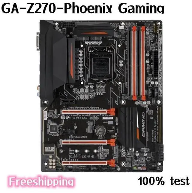 Main image of For GA-Z270-Phoenix Gaming Motherboard 64GB HDMI M.2 LGA 1151 DDR4 ATX Z270 Mainboard 100% Tested Fully Work